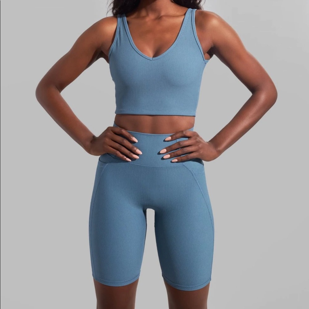 Buff bunny Material girl ribbed set
